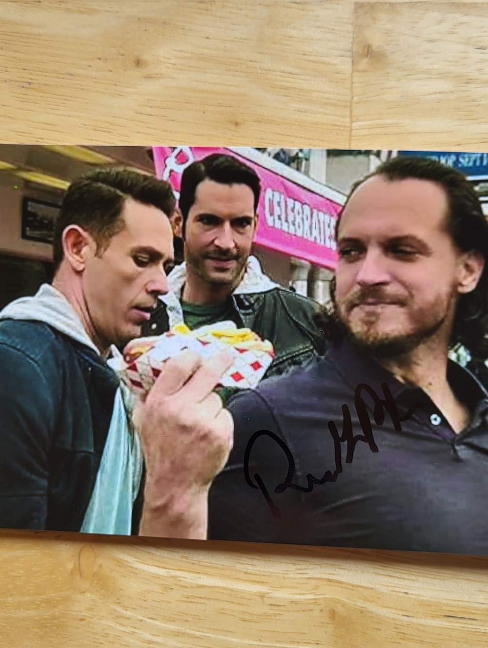 Ronnie Gene Blevins Lucifer The Dark Knight Rises Hand Signed 4x6 Autograph